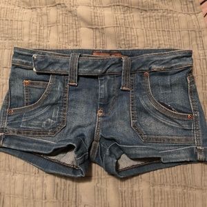 Denim shorts
